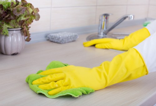 Carpet cleaner completing the complaints process professionally