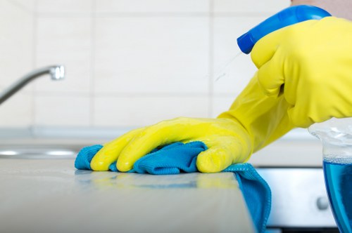Local cleaner handling an Airbnb changeover in a Lambeth apartment